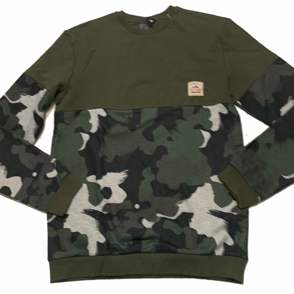 L / picture Men's Camouflage Sweatshirt